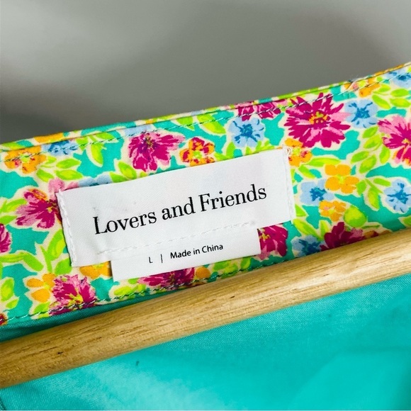 Lovers & friends Luella Mini Dress in Millie Floral Multi size large - Picture 5 of 7